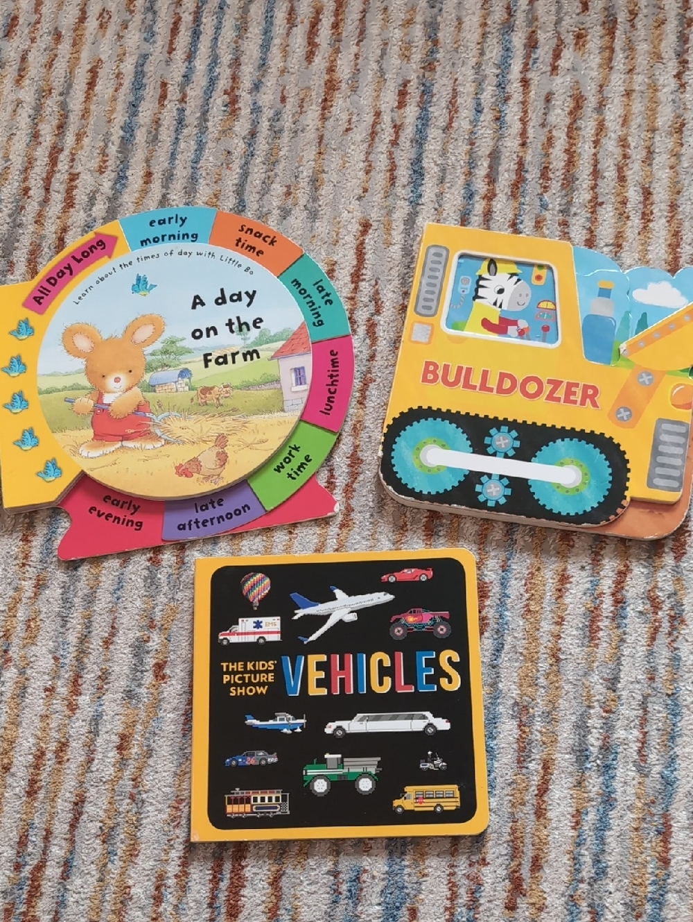 3 Assorted Kids Books